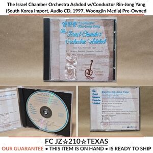 The Israel Chamber Orchestra Ashdod w/Conductor Rin-Jong Yang (CD,1997,) Pre-Own